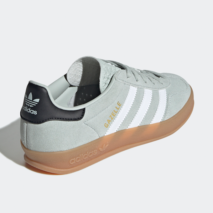 adidas Originals Gazelle Indoor J wonder silver/ftwr white/core black grün 48116 4