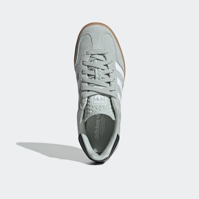 adidas Originals Gazelle Indoor J wonder silver/ftwr white/core black grün 48116 6