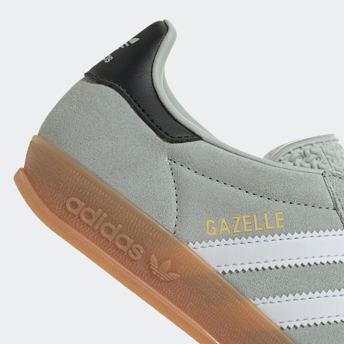 adidas Originals Gazelle Indoor J wonder silver/ftwr white/core black grün 48116 8