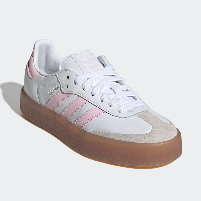 adidas Originals Sambae J ftwr white/clear mint/gold met. blanco 48118 3