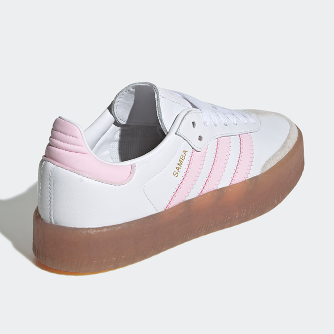 adidas Originals Sambae J ftwr white/clear mint/gold met. blanco 48118 4