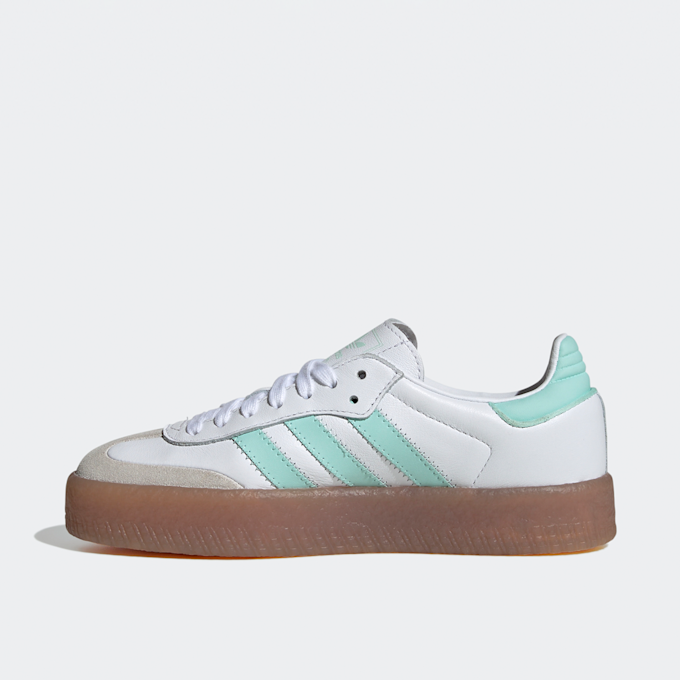 adidas Originals Sambae J ftwr white/clear mint/gold met. blanc 48121 2