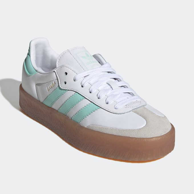 adidas Originals Sambae J ftwr white/clear mint/gold met. blanc 48121 3