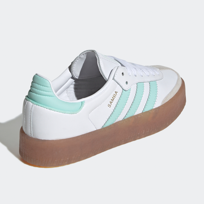 adidas Originals Sambae J ftwr white/clear mint/gold met. blanc 48121 4
