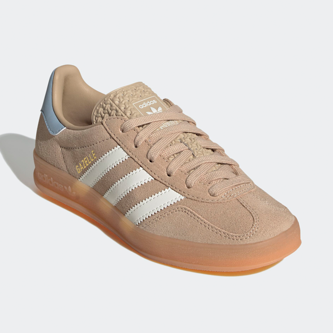 adidas Originals Gazelle Indoor J wonder silver/ftwr white/core black beige 48127 3