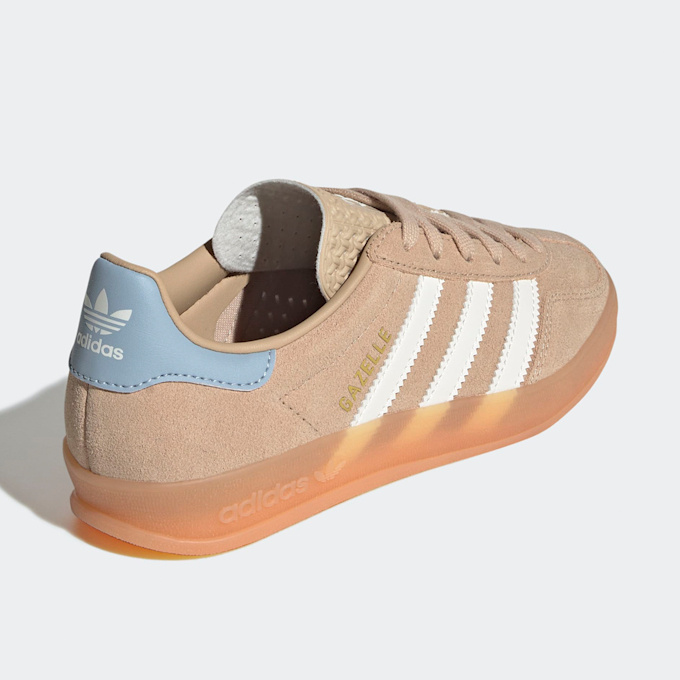 adidas Originals Gazelle Indoor J wonder silver/ftwr white/core black beige 48127 4