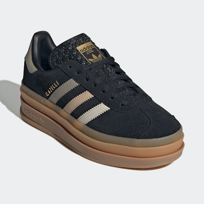 adidas Originals Gazelle Bold J magic beige/grey three/grey five zwart 48128 3