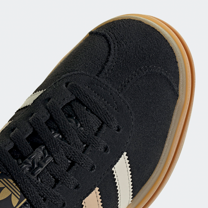 adidas Originals Gazelle Bold J magic beige/grey three/grey five zwart 48128 7