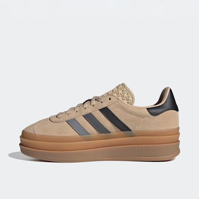 adidas Originals Gazelle Bold J magic beige/grey three/grey five beż 48129 2