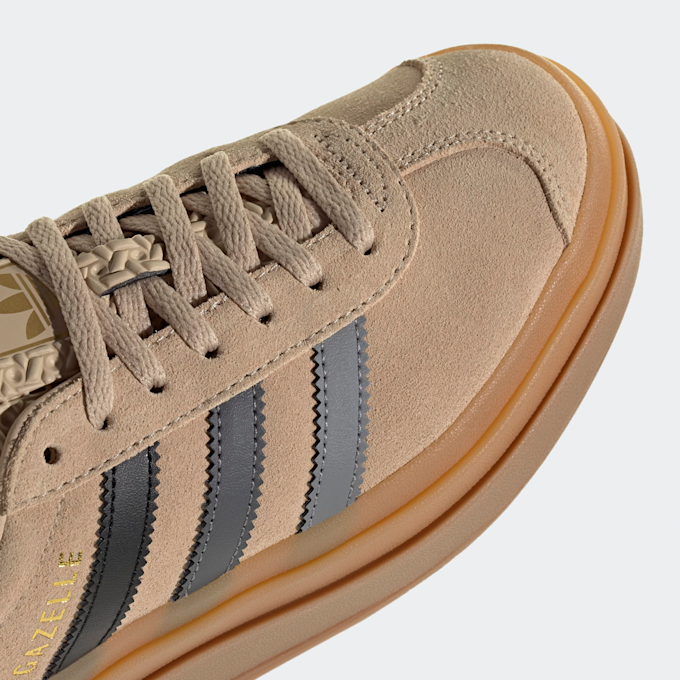 adidas Originals Gazelle Bold J magic beige/grey three/grey five beż 48129 7