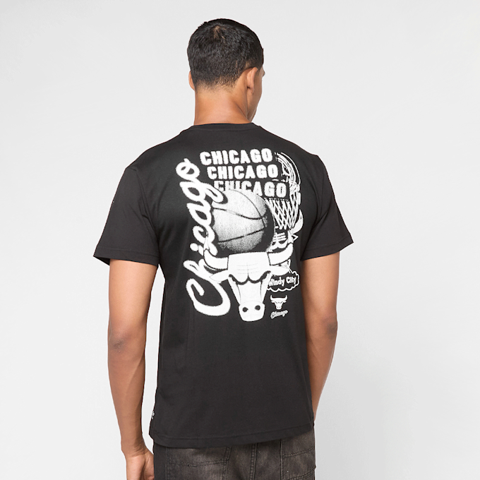 Mitchell & Ness NBA Chicago Bulls HWC Overlap Graphic Tee zwart 48174 1