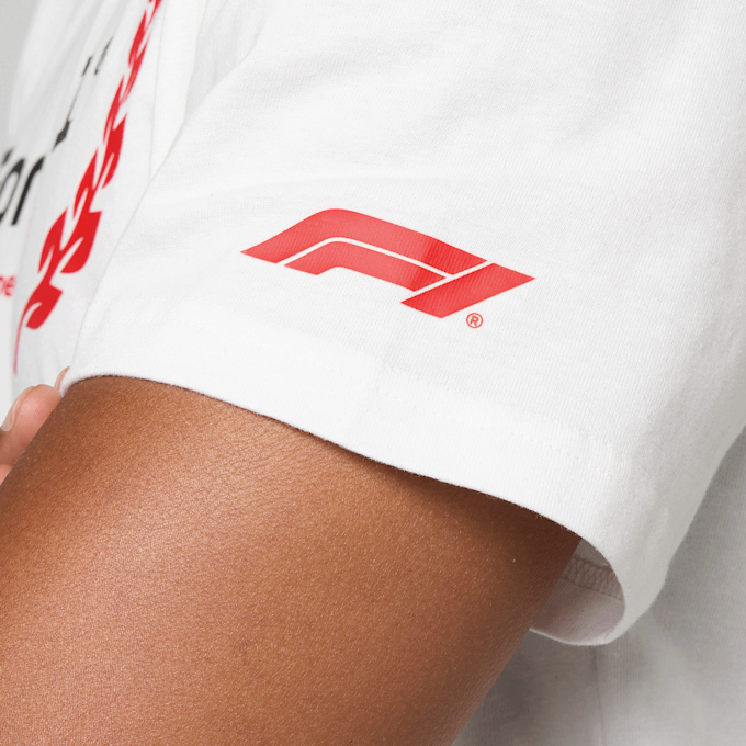 PUMA F1 Essentials Graphic Tee blanco 48429 4