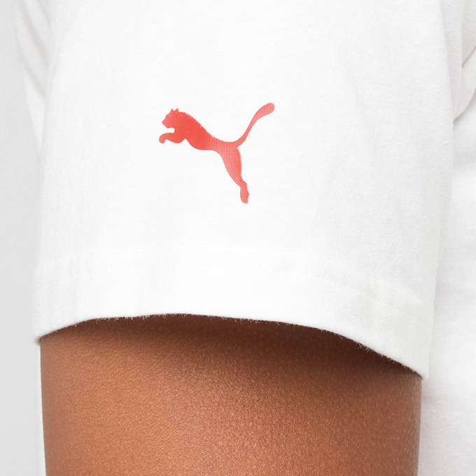 PUMA F1 Essentials Graphic Tee blanco 48429 5
