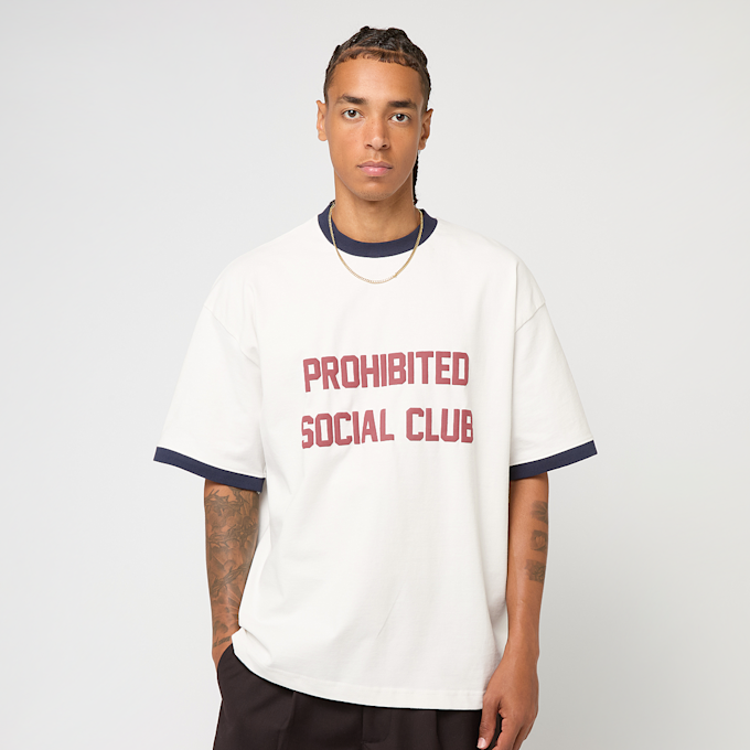 Prohibited SC Contrast Tee blanc 48326 1