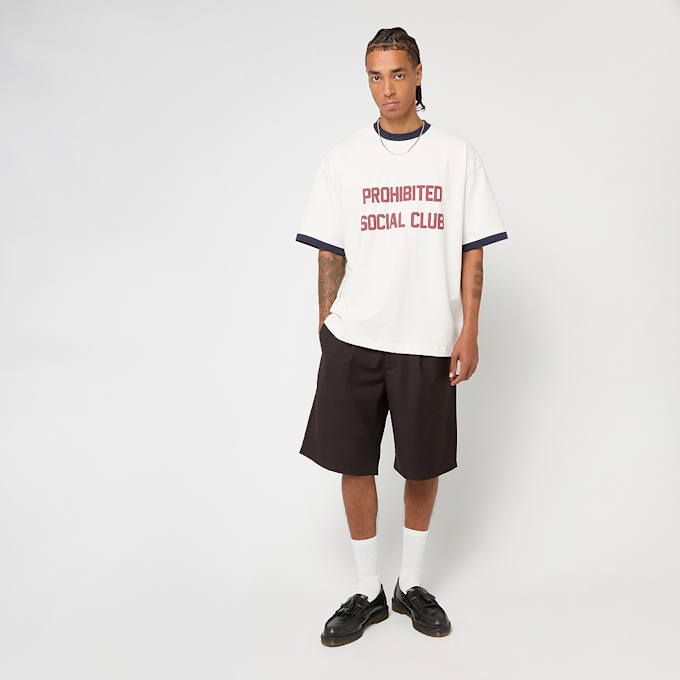 Prohibited SC Contrast Tee blanc 48326 4