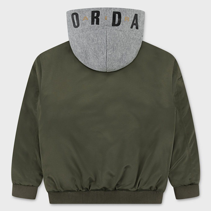 Jordan Big Logo Hooded Bomber groen 48414 2