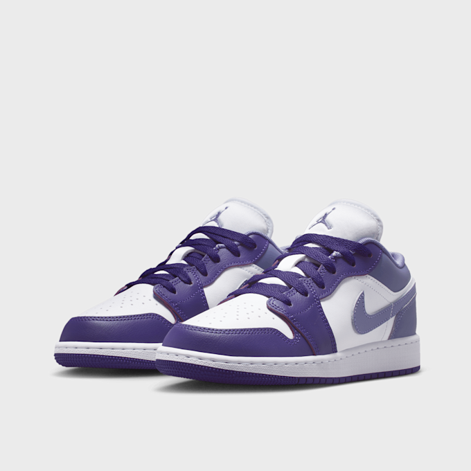 Jordan Jordan 1 Low black/starfish/white/sail pourpre 48355 4
