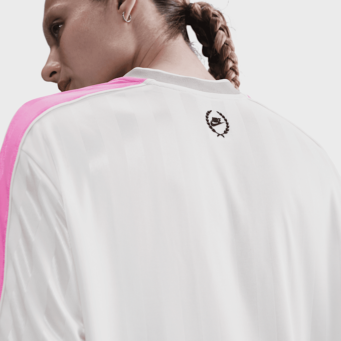 Nike W NSW V NECK JERSEY sail/playful pink/college grey/black lichtroze 48441 4
