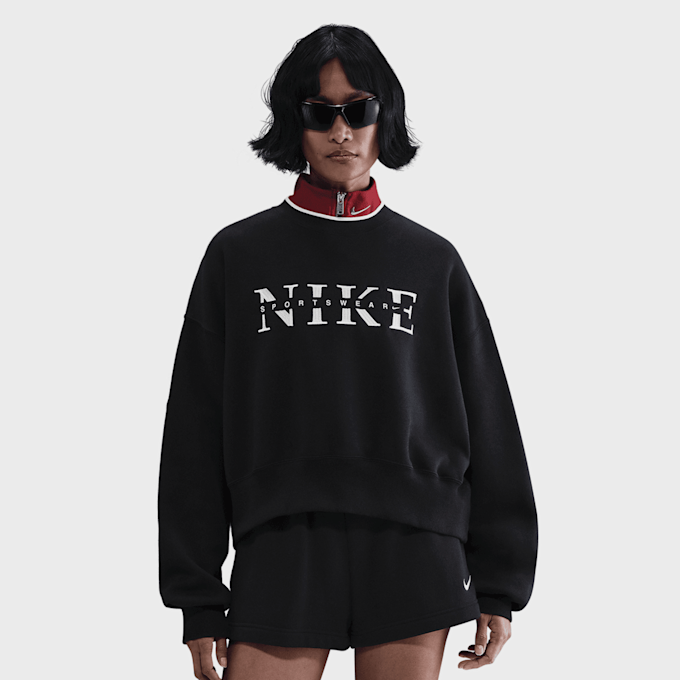 Nike Sportswear Phoenix Fleece Crew GLS rosa 48447 1