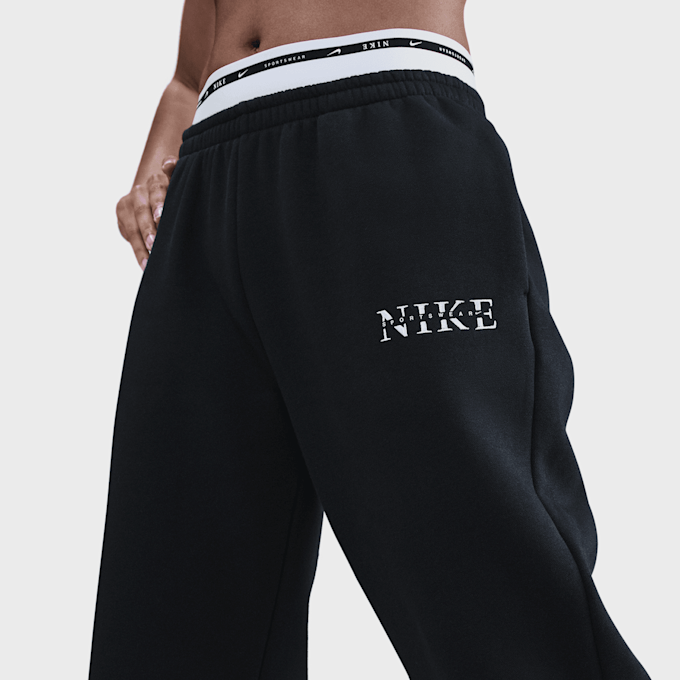 Nike W NSW PHNX FLC HR PANT GLS black noir 48449 3
