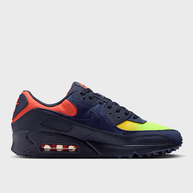 Nike Air Max 90 lt smoke grey/limelight/hyper crimson azul 48571 2