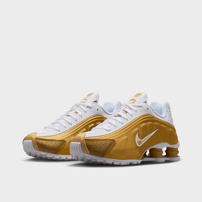 Nike Shox R4 (GS) doré 48467 4