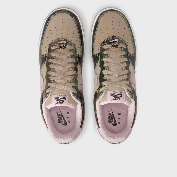 Nike Air Force 1 Low Retro desert khaki/pink foam/black/white camo 48491 6