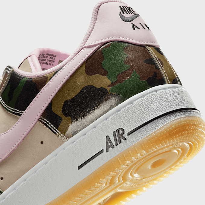 Nike Air Force 1 Low Retro desert khaki/pink foam/black/white camo 48491 8