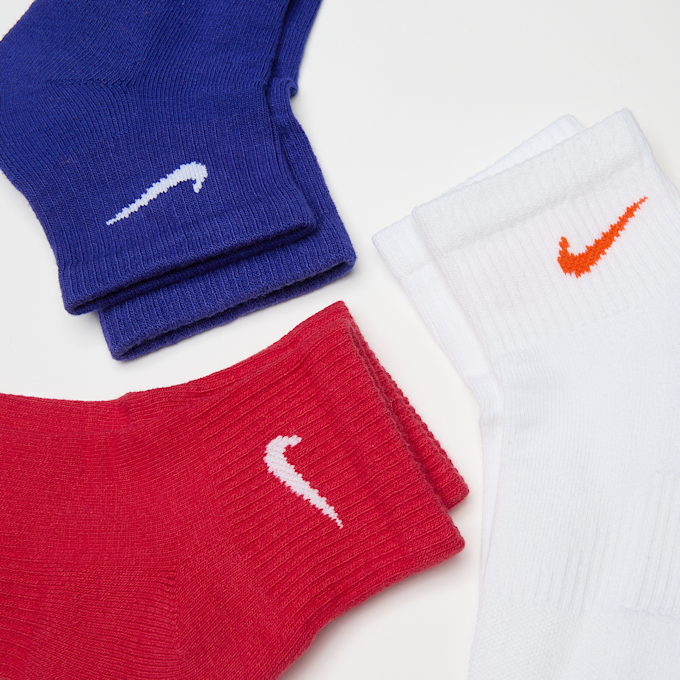 Nike 3 PACK - Nike Everyday Plus  red/wht/blue multicolor 48680 2