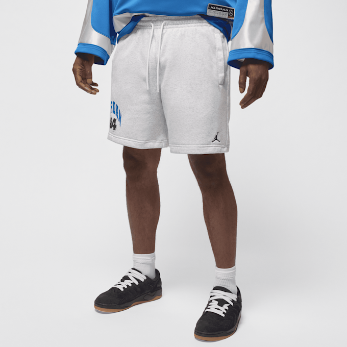 Jordan M J BRK CLLGTE SHORT LB birch heather/black grijs 48700 1