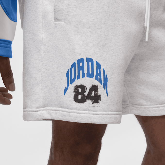 Jordan M J BRK CLLGTE SHORT LB birch heather/black grijs 48700 4