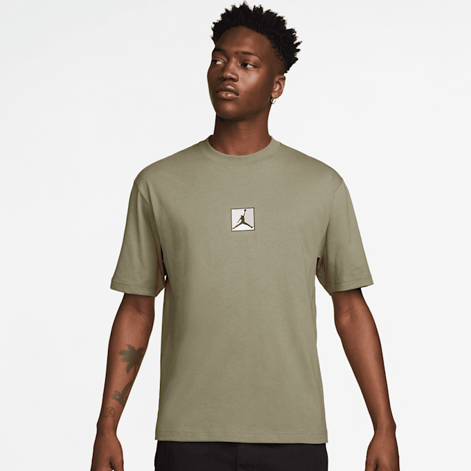 Jordan Brooklyn Shortsleeve Crew groen 48719 2