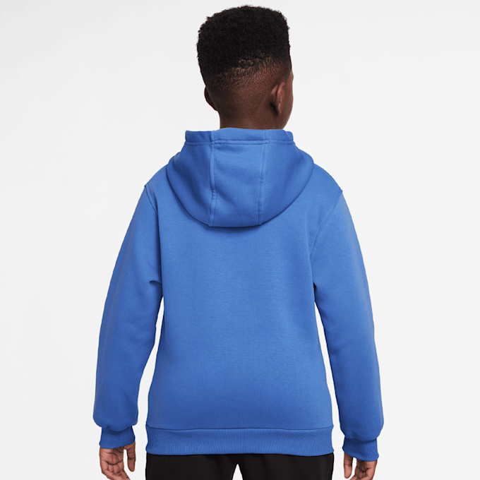 Nike Sportswear Club Fleece Hoodie Low Brand Read bleu 48774 2