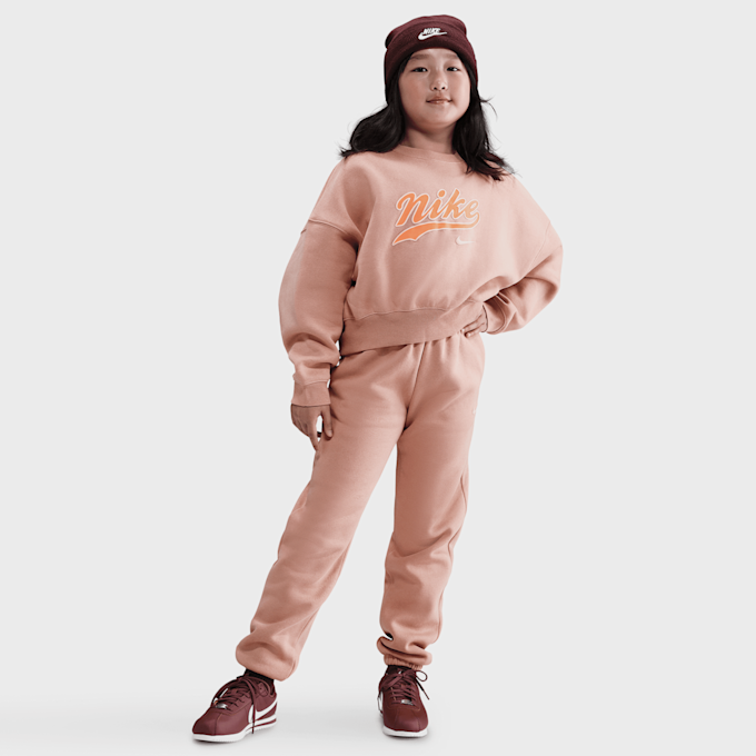 Nike G NSW TREND FLC CF PANT rose gold/washed coral lichtroze 48746 4