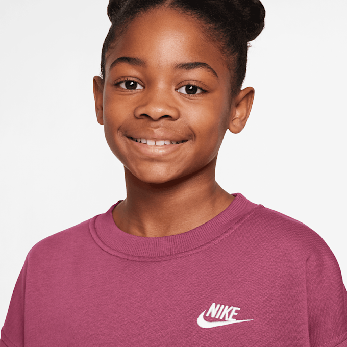 Nike Sportswear Club Fleece Oversized Crew czerwony 48748 3