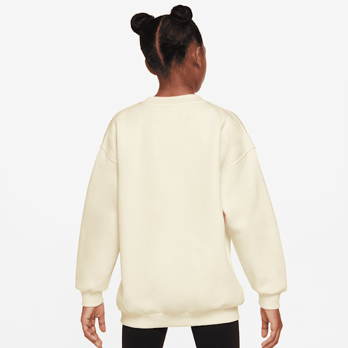 Nike Sportswear Club Fleece Oversized Crew beige 48758 2