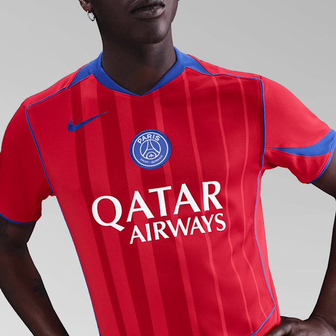 Nike Paris Saint-Germain 2025/2026 Stadium Third rosso 48785 3