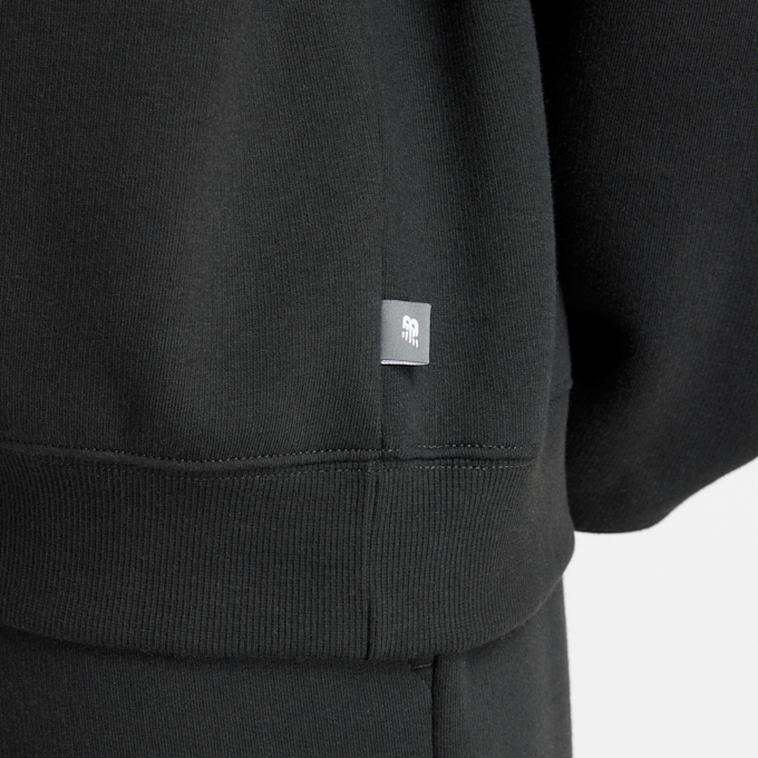 New Balance Linear Heritage Fleece Crew schwarz 48788 4