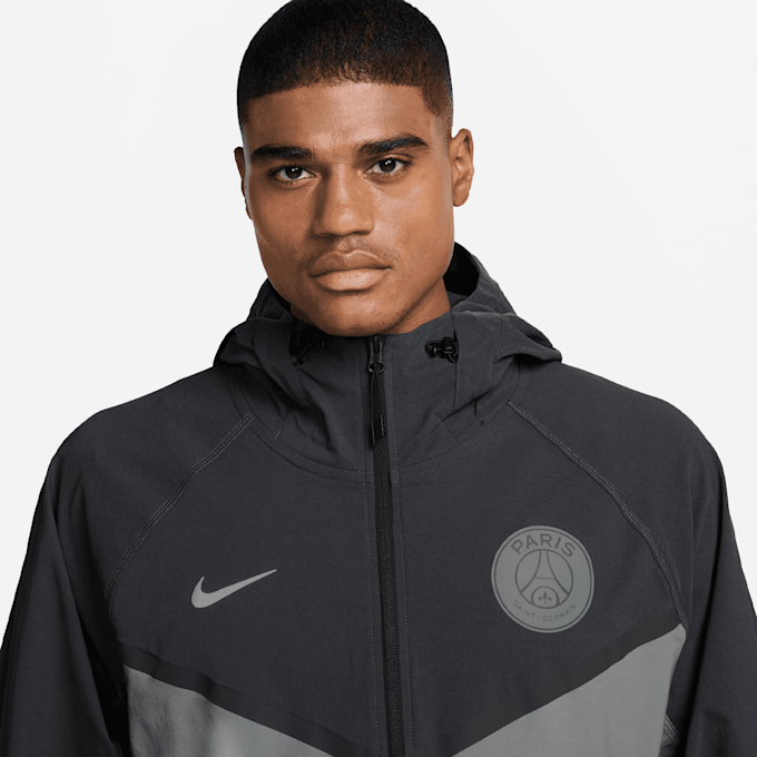Nike PSG Tech Woven Windrunner Full Zip Jacket siva 48794 3