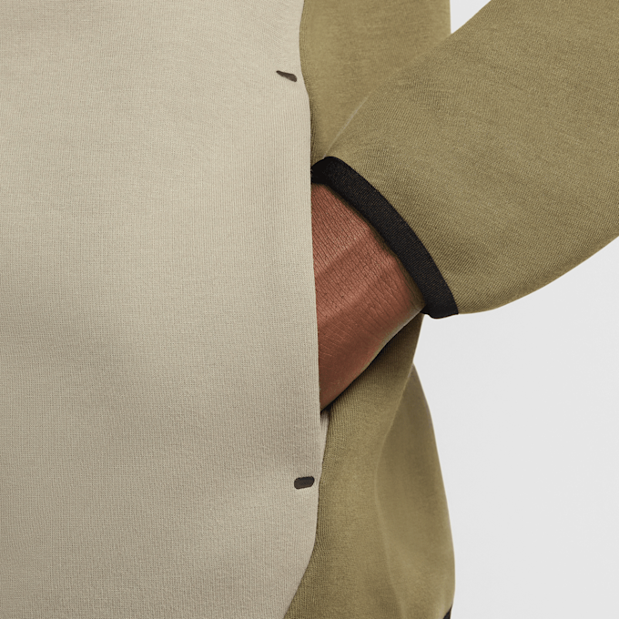 Nike Tech Fleece Full Zip Windrunner Hoodie zielony 48809 3