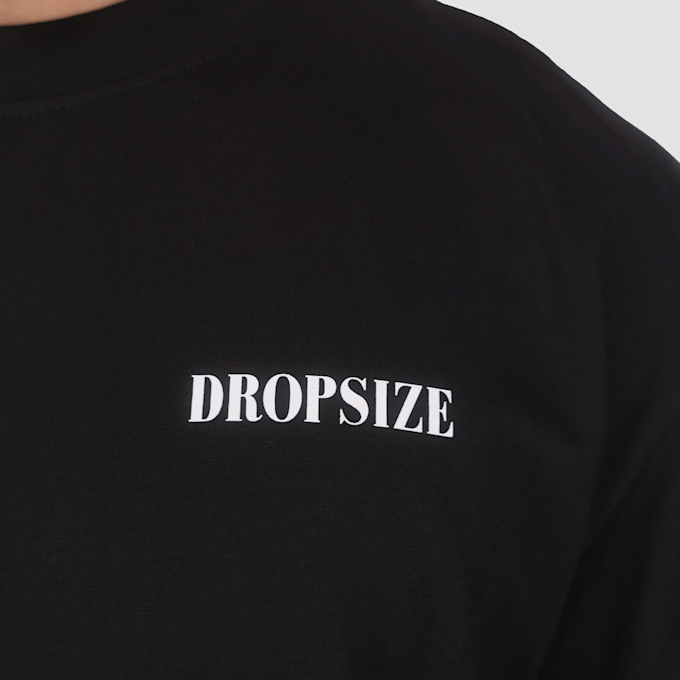 DropSize Heavy Oversized Roses Dove crna 48843 3
