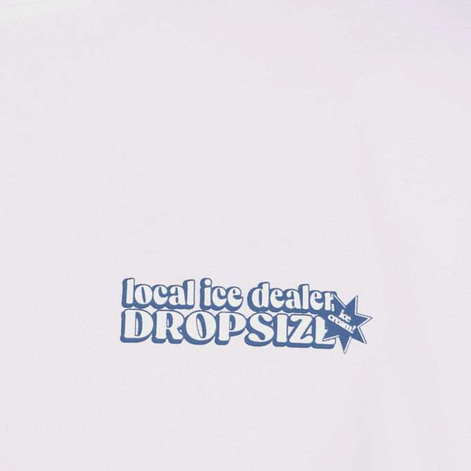 DropSize Heavy Oversize Ice Cream T-Shirt blanc 48853 3