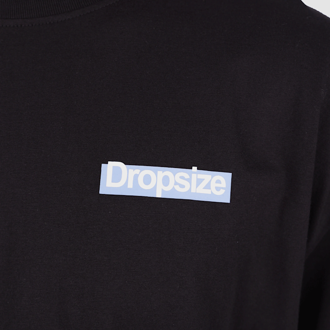 DropSize Heavy Oversize Hustle Culture T-Shirt nero 48868 3