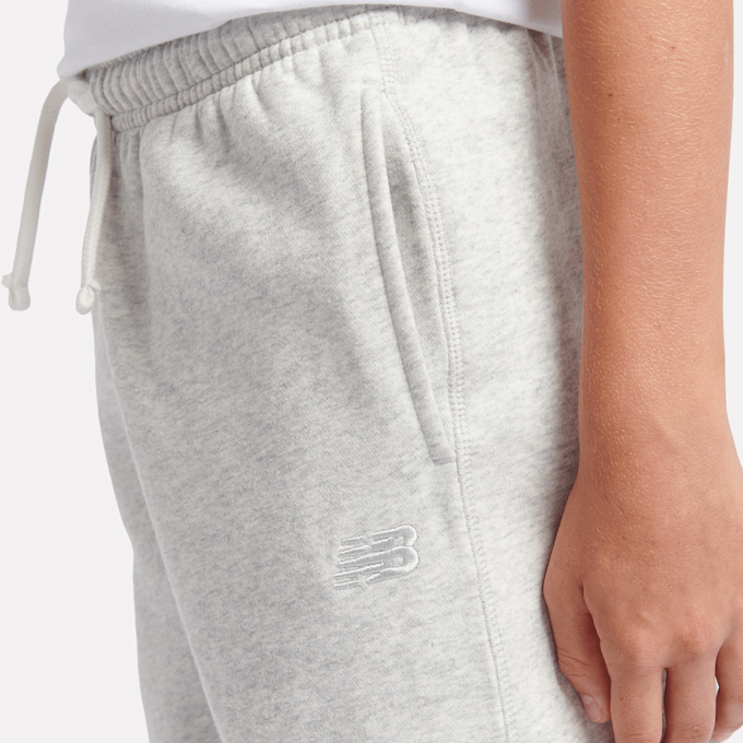 New Balance Boys Brush Back Small Logo Joggers siva 48970 4