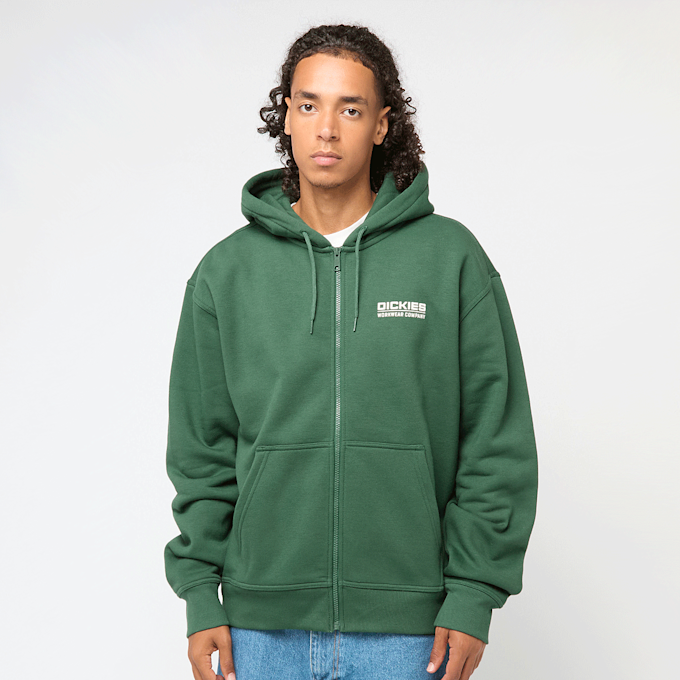 Dickies BOLIVAR FZ HOODIE pine needle green vert 49006 2