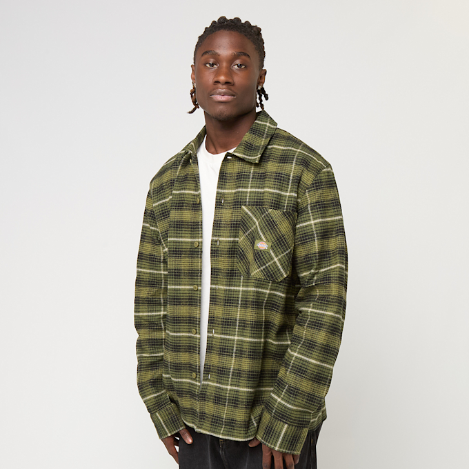 Dickies FOREST CHECK SHIRT cypress blu 49011 1