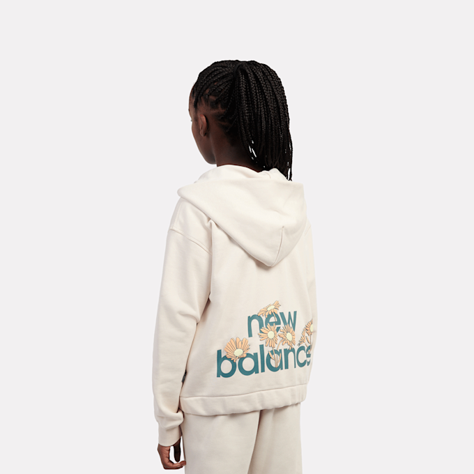 New Balance Premium Borg Fleece Zip Thru Funnel verde 49059 3