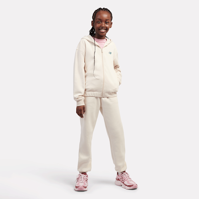 New Balance Premium Borg Fleece Zip Thru Funnel groen 49059 7