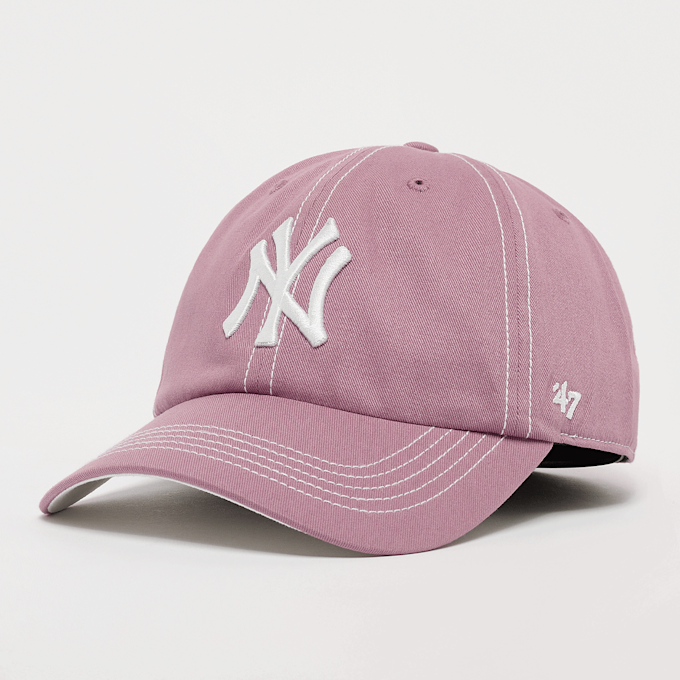'47 '47 Clean Up Contrast Stitch MLB New York Yankees charcoal rosa  49068 1