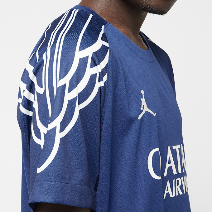 Jordan PSG Nike Dri-Fit Jersey Shortsleeve Stadium Fourth bleu 49136 5